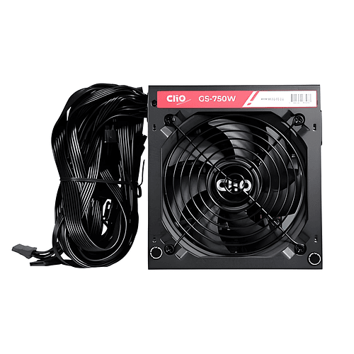 Fuente de Poder Clio GS-750W (750W) 80 Plus 1