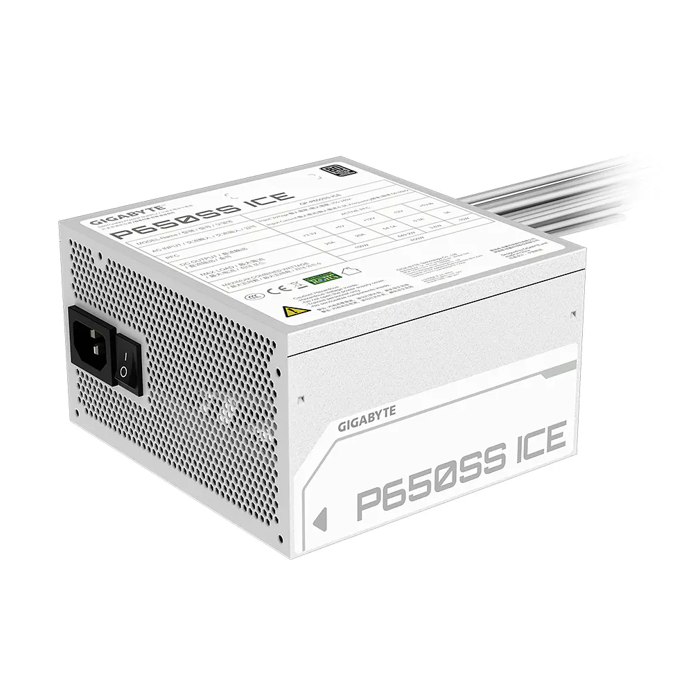 Fuente de Poder Gigabyte P650SS ICE ATX 3.1 (650W) 80 Plus Silver 2