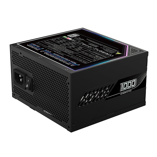 Fuente de Poder Gigabyte Aorus Elite P1000W 80+ Platinum, Modular, PCIe 5.0, Color Negro 3