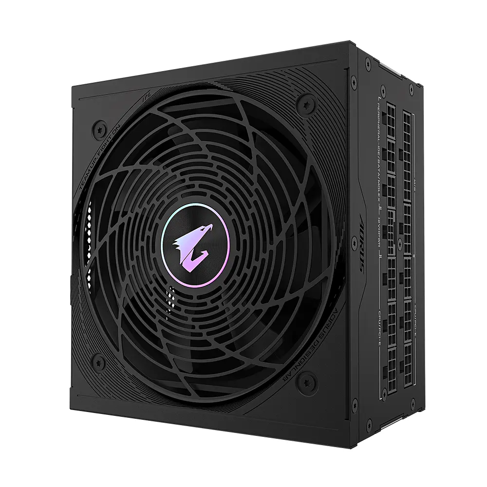 Fuente de Poder Gigabyte Aorus Elite P1000W 80+ Platinum, Modular, PCIe 5.0, Color Negro 7