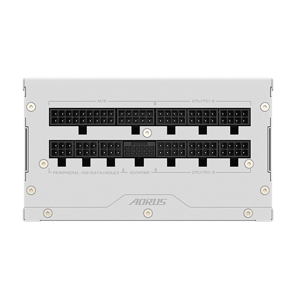 Fuente de Poder Gigabyte Aorus Elite P850W 80+ Platinum, Modular, PCIe 5.0, ICE (Color Blanco) 7