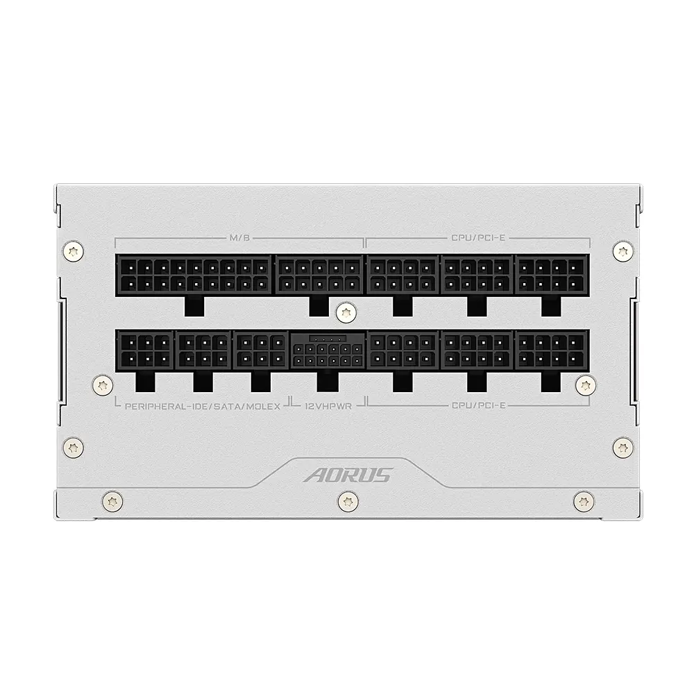 Fuente de Poder Gigabyte Aorus Elite P850W 80+ Platinum, Modular, PCIe 5.0, ICE (Color Blanco) 7