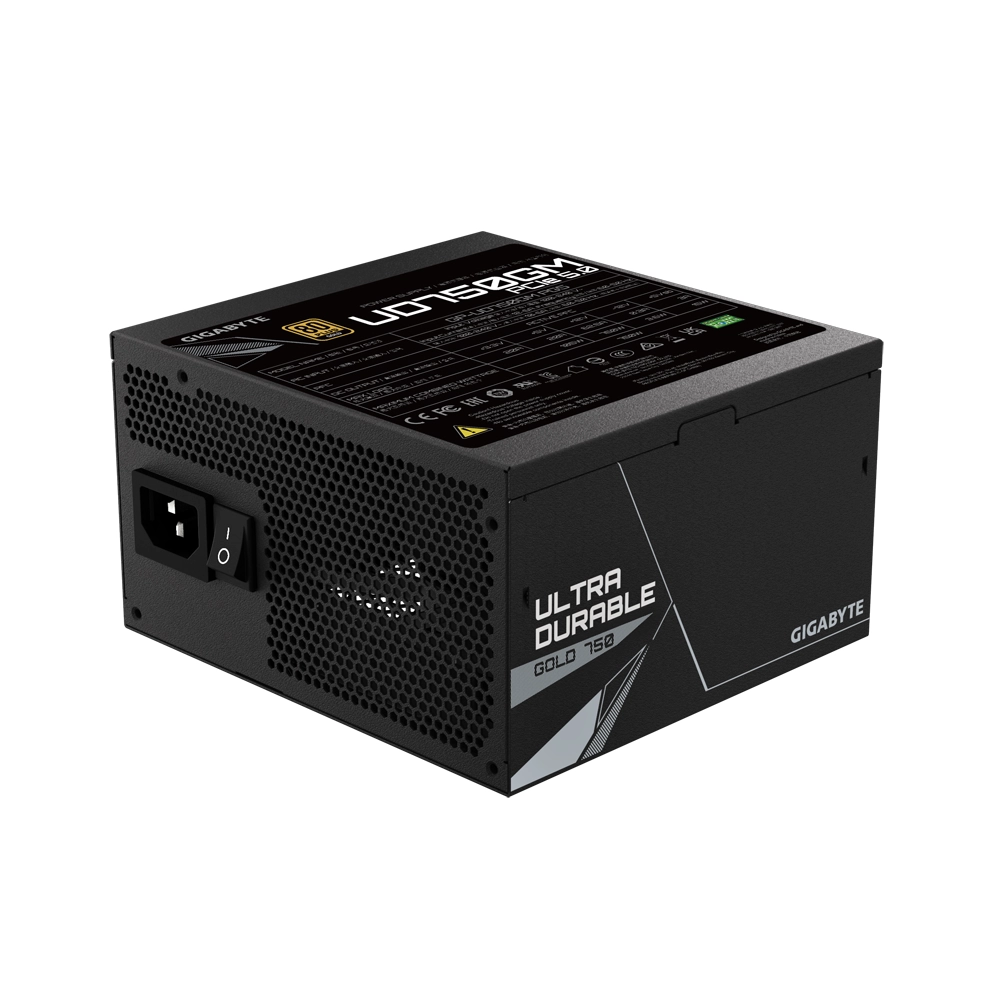 Fuente de Poder Gigabyte UD750GM PG5, ATX 3.0 (750W) 80 Plus Gold 3