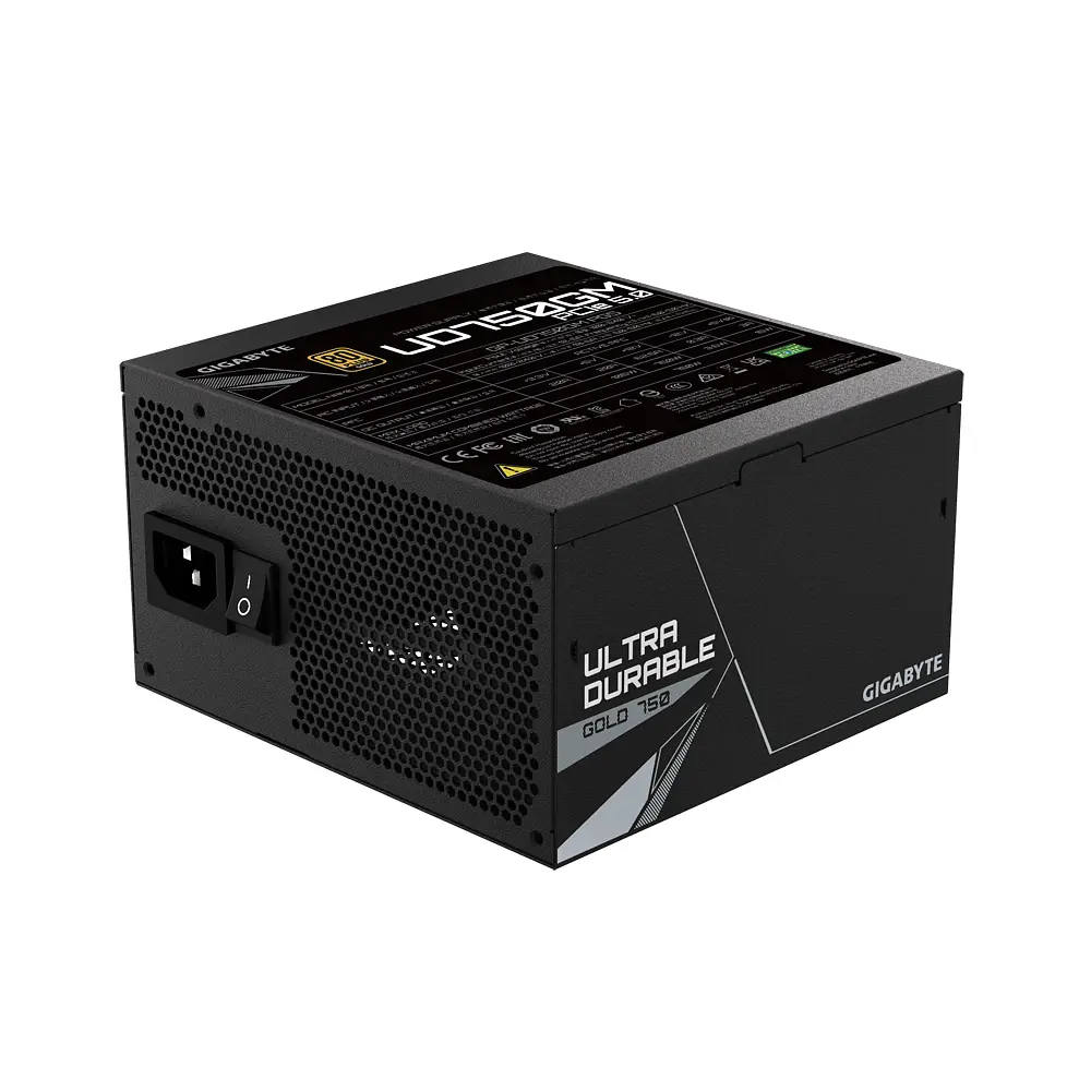 Fuente de Poder Gigabyte UD750GM PG5, ATX 3.0 (750W) 80 Plus Gold 3