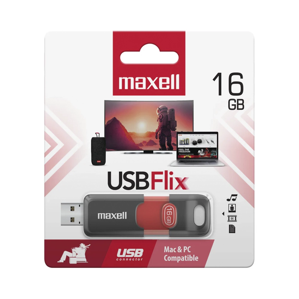Pendrive Maxell Flix 16GB USB 2.0 3