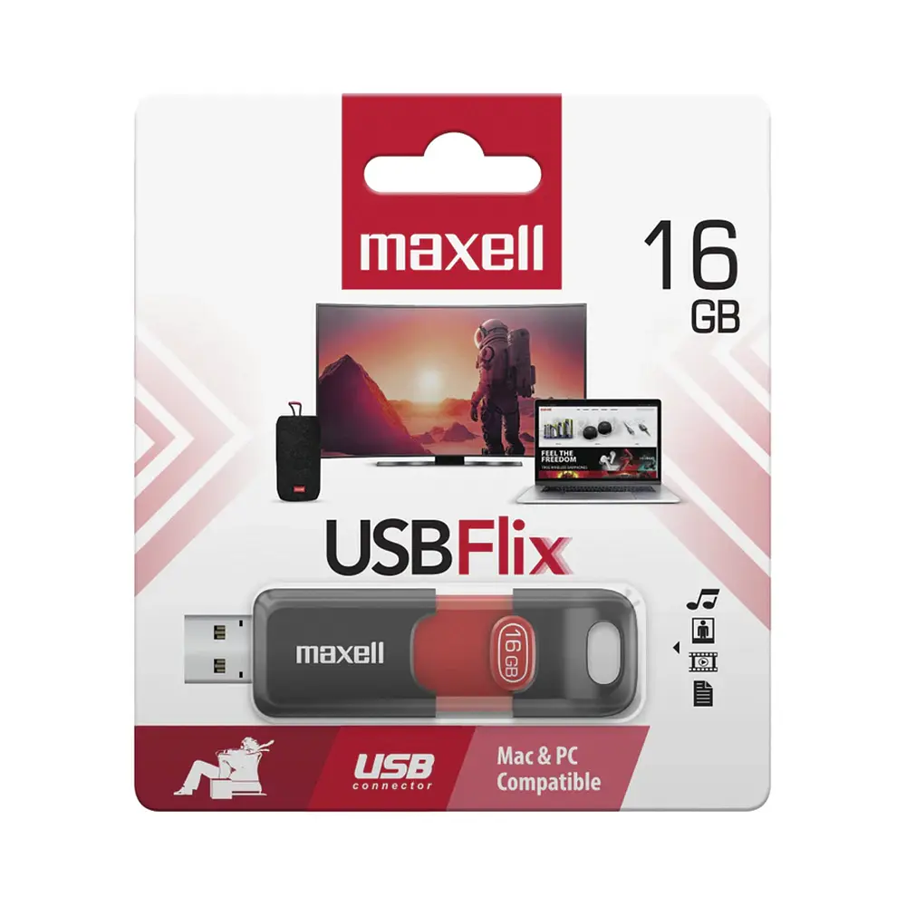 Pendrive Maxell Flix 16GB USB 2.0 3