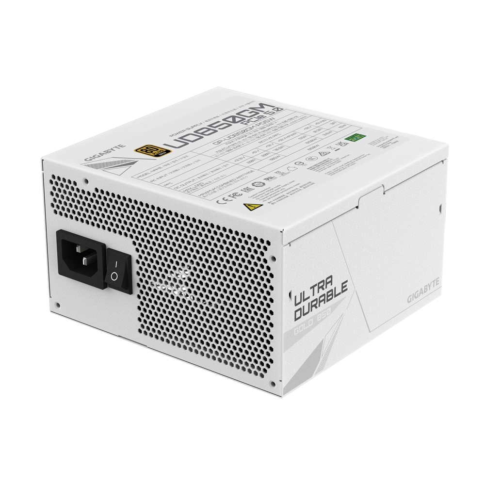 Fuente de Poder Gigabyte UD850GM PG5W, ATX 3.0 (850W) 80 Plus Gold, Color Blanco 7