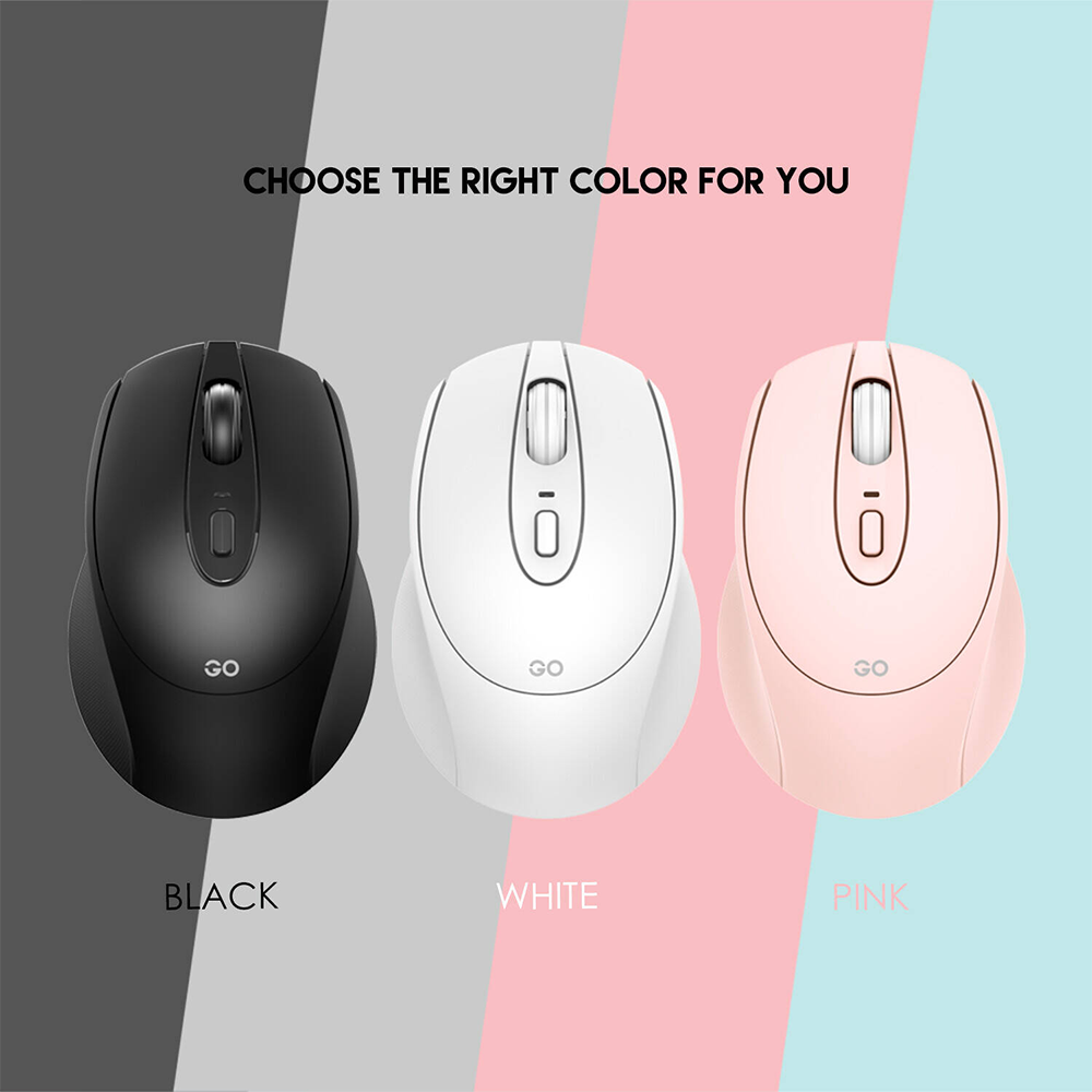 Mouse inalámbrico 2.4 GHz Fantech GO W191, Color Negro 3