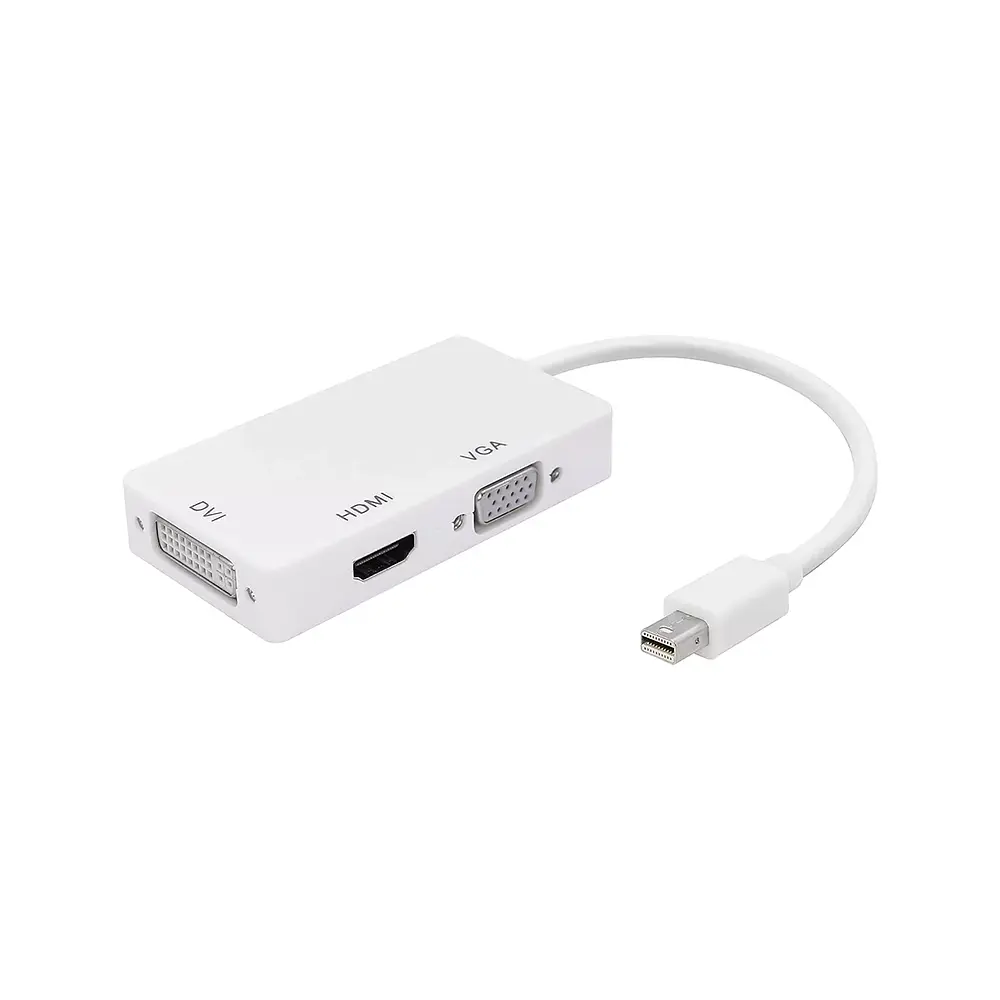 Adaptador Dblue DBCDPHD11 Mini DisplayPort a HDMI + VGA+ DVI 1
