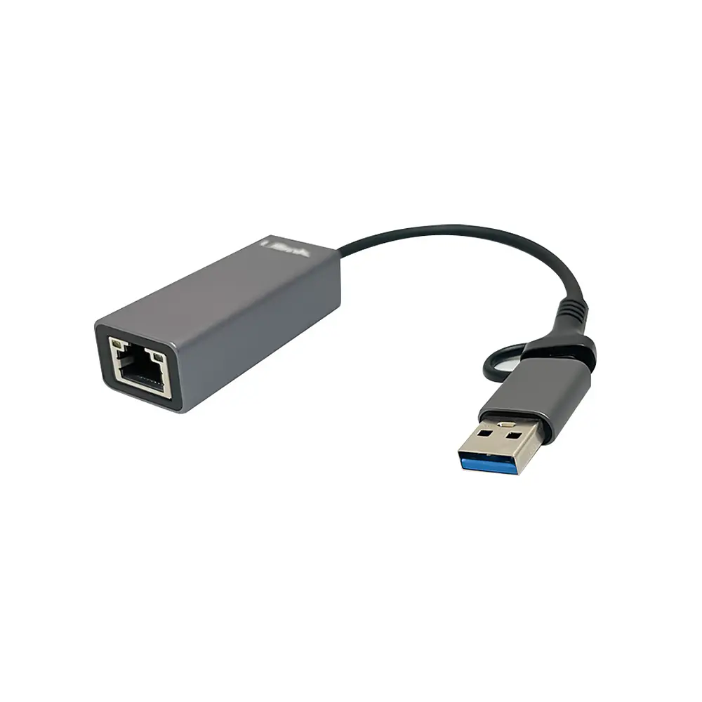 Adaptador Ethernet USB-C / A RJ45 Gigabit (10/100/1000) Ulink UL-GBUSBCA 2