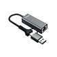 Adaptador Ethernet USB-C / A RJ45 Gigabit (10/100/1000) Ulink UL-GBUSBCA - Miniatura 1