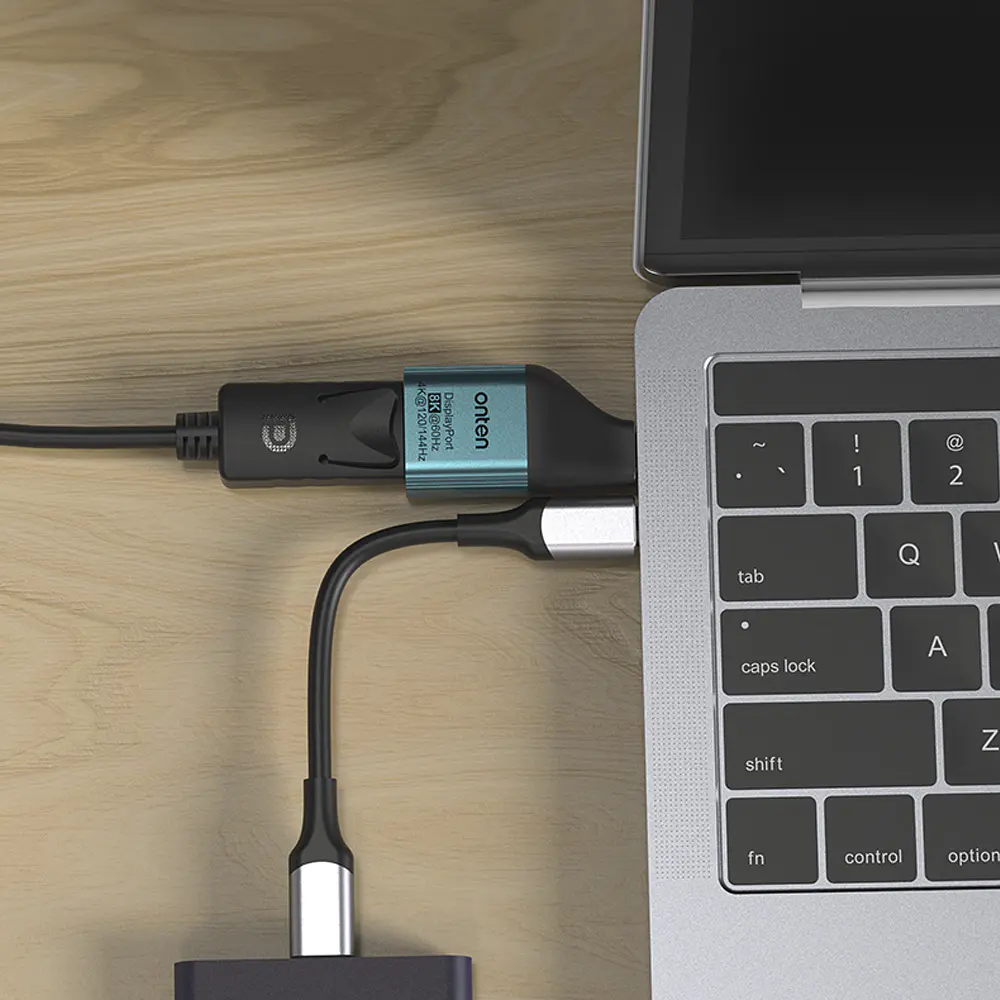 Adaptador USB-C A DisplayPort 8K@60Hz Onten OTN-UC103 4