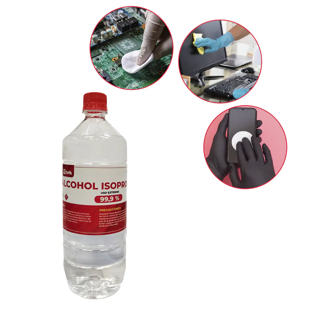 Alcohol isopropílico 99,9% 1LT Utek 2