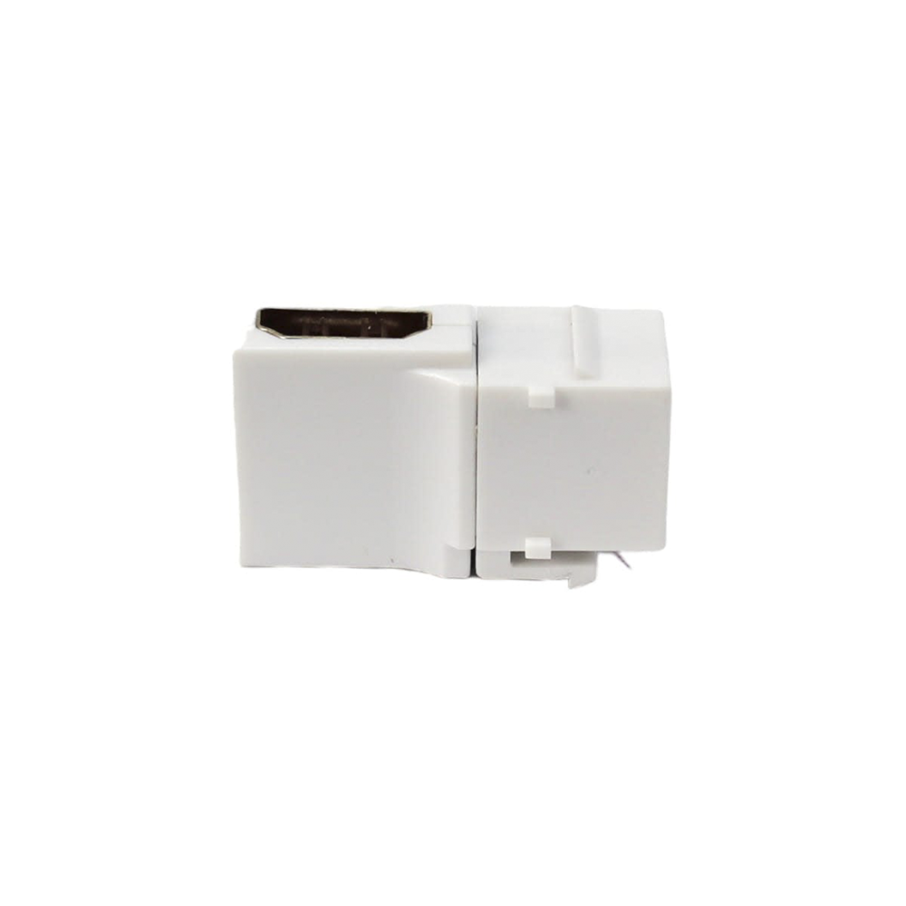 Atlanticswire HDMI Angular 90° Hembra A Hembra Keystone Blanco 2