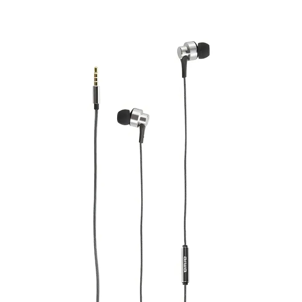 Audífono In-Ear Aiwa Aw1Wave, Jack 3.5mm, Color Gris 3