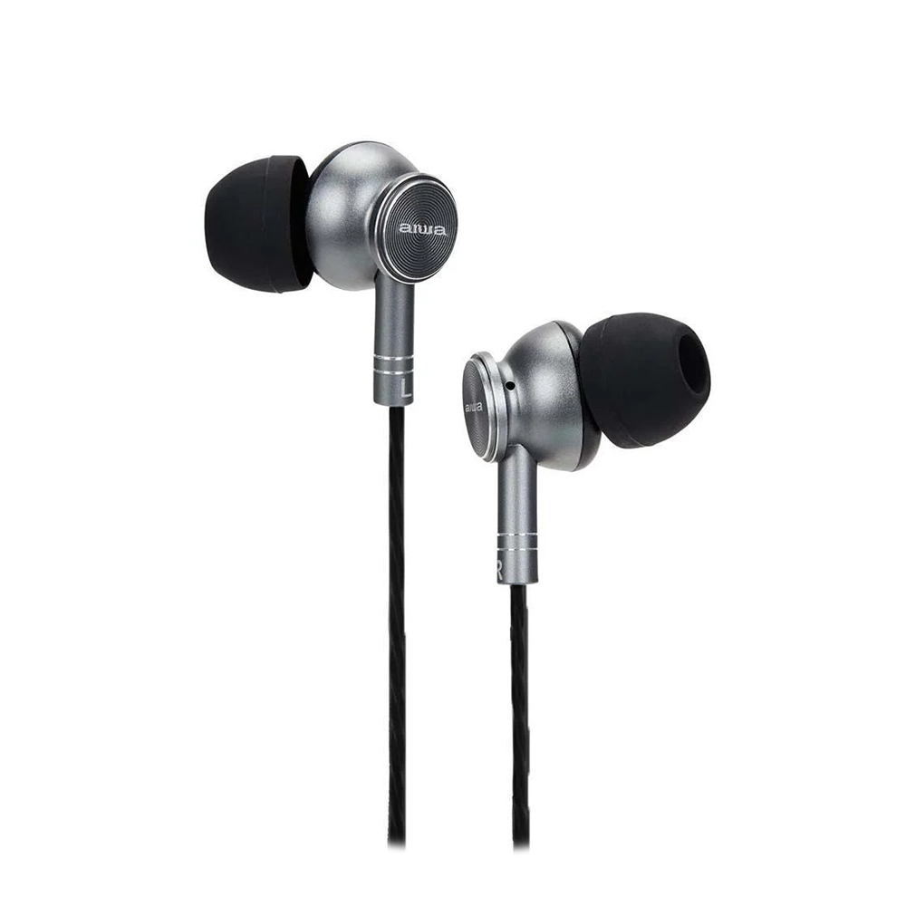 Audífono In-Ear Aiwa Aw1Wave, Jack 3.5mm, Color Gris 1