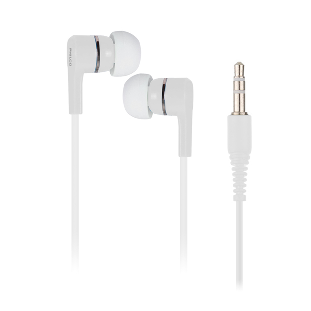 Audífono In-Ear Philco 90WHT, Jack 3.5mm, Color Blanco 1