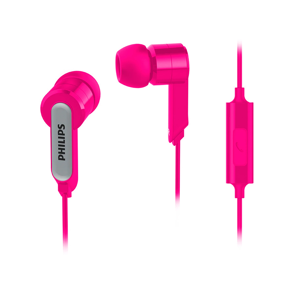 Audífono In-Ear Philips SHE1405PKS, Jack 3.5mm, Color Rosado 1
