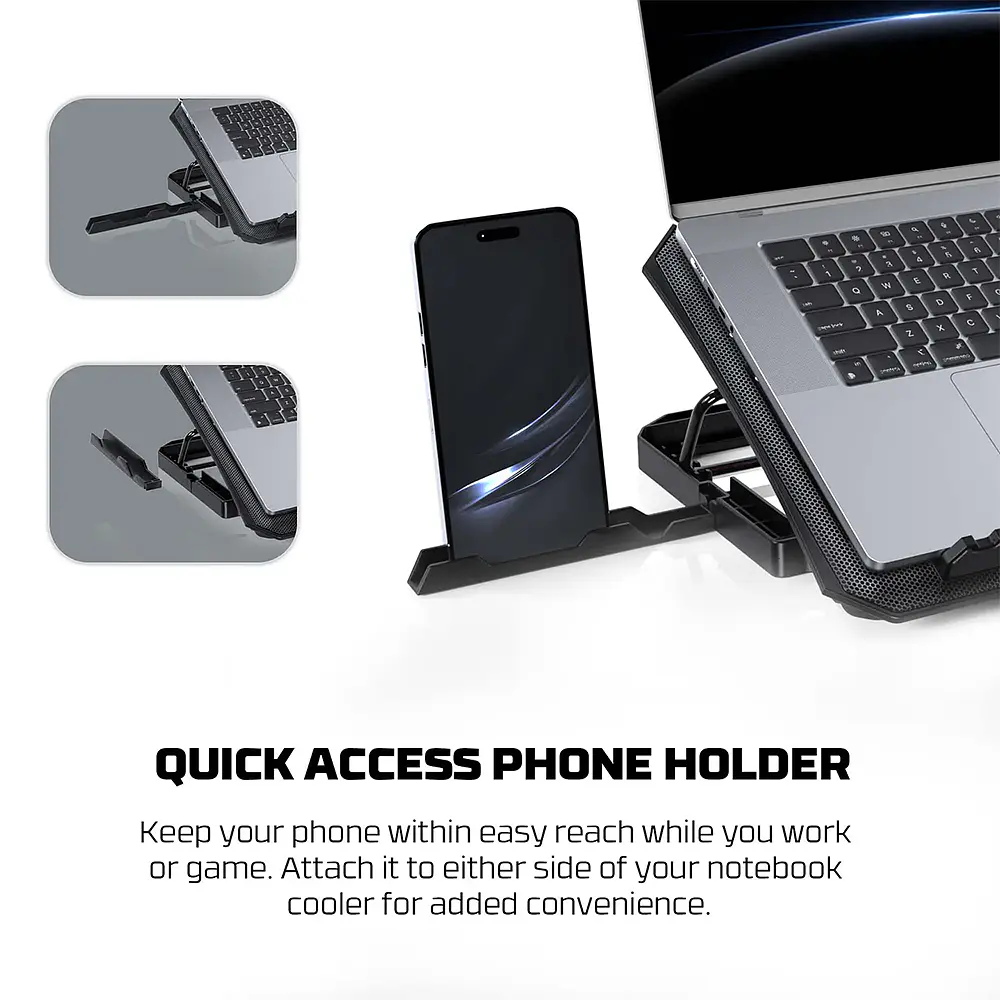 Base Enfriadora de Notebook Fantech NC14 4