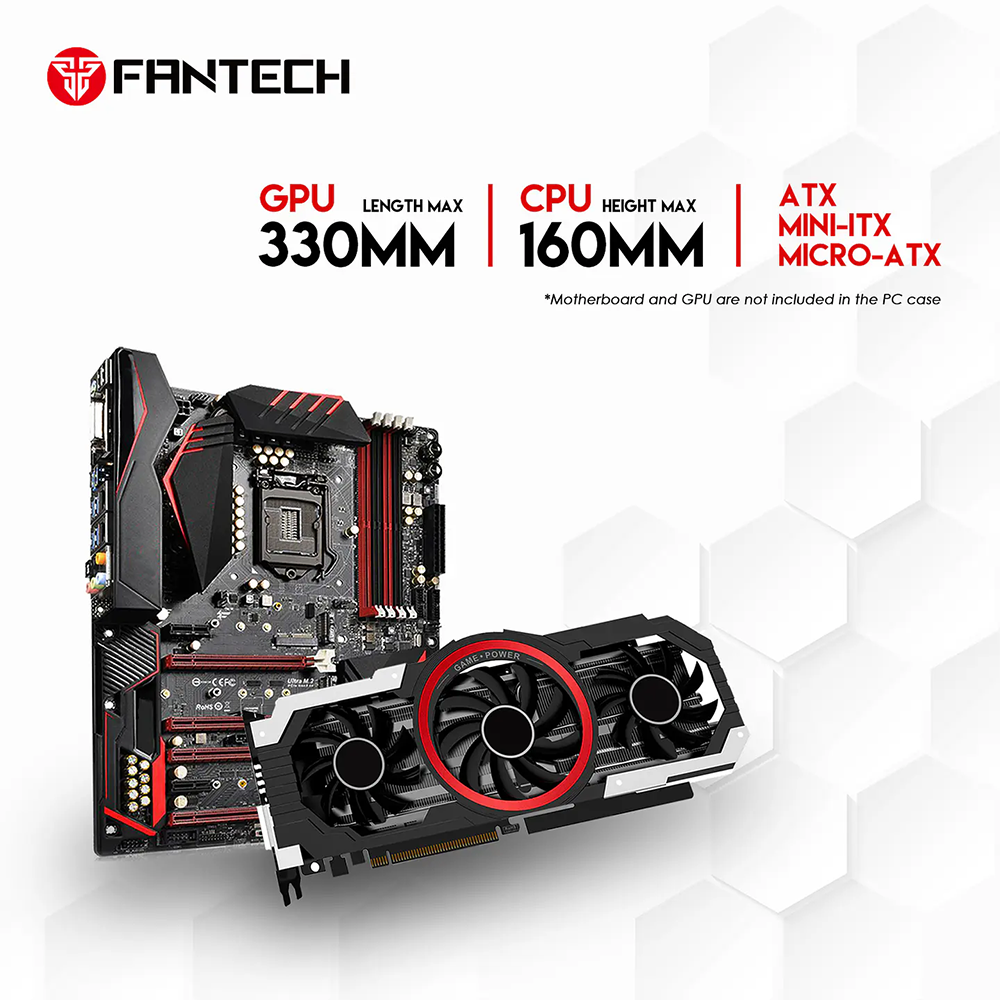 Gabinete Fantech CG83 AERO II RGB, Color Blanco 6
