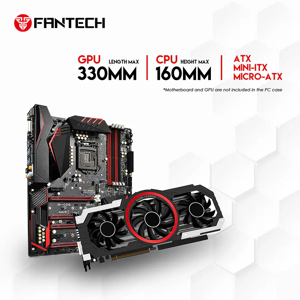 Gabinete Fantech CG83 AERO II RGB, Color Blanco 6