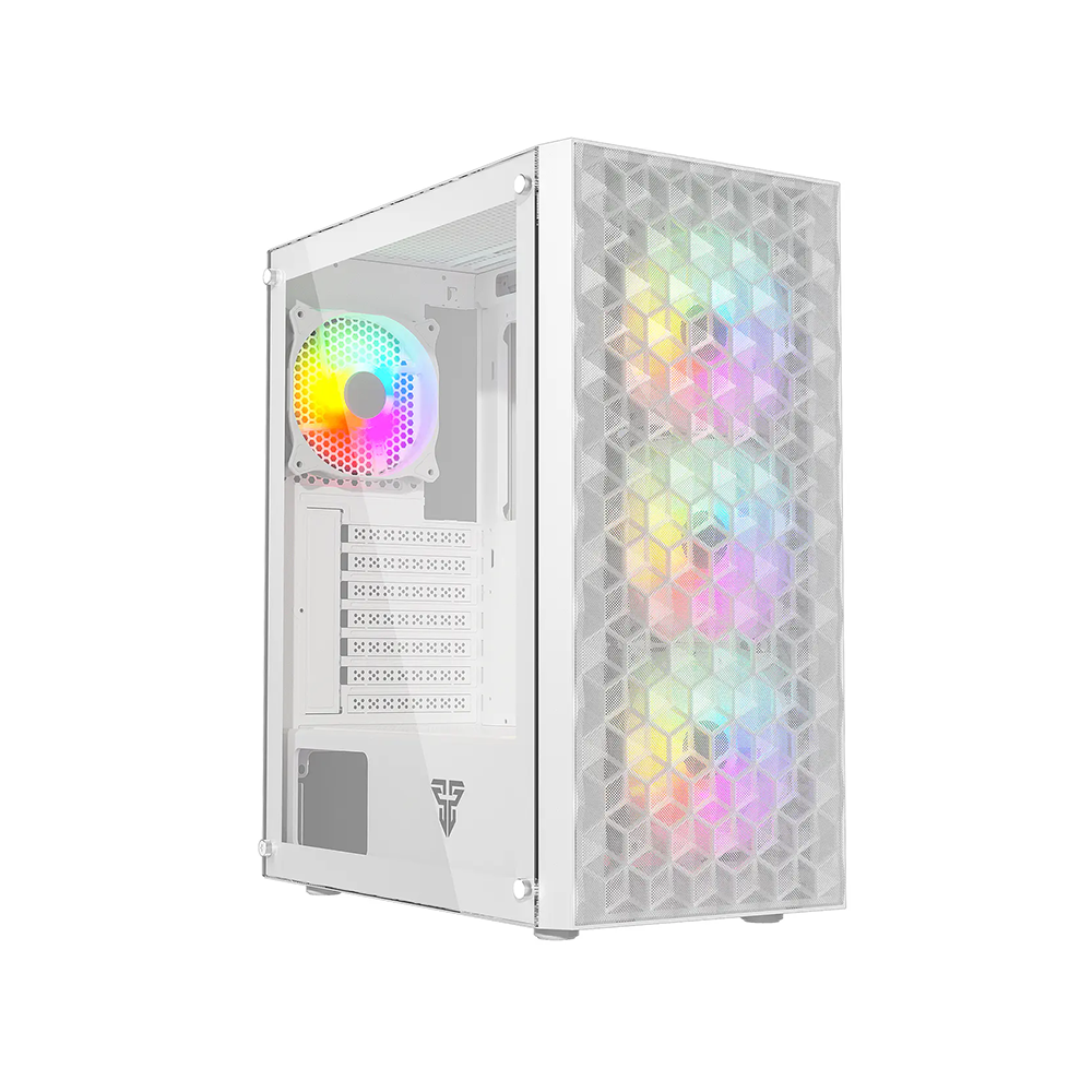 Gabinete Fantech CG83 AERO II RGB, Color Blanco 1
