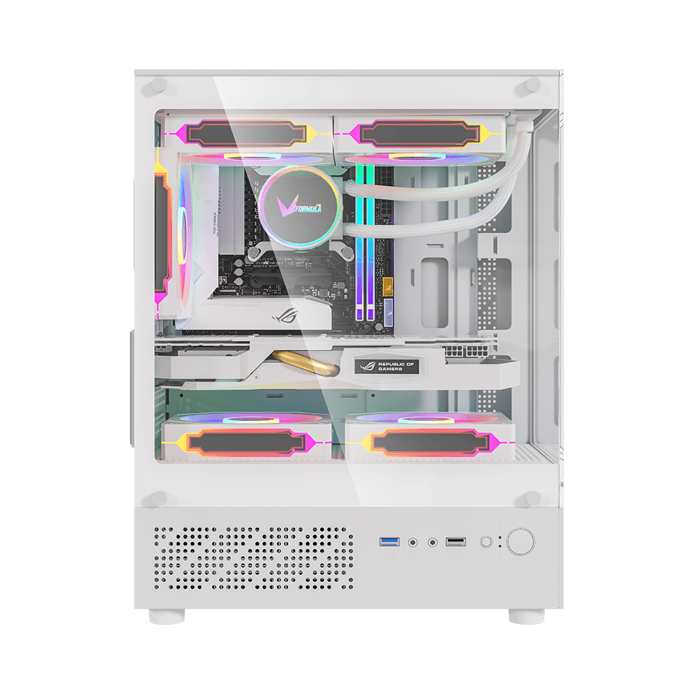 Gabinete Formula V Line Crystal Z1CM Plus AR, Color Blanco 4