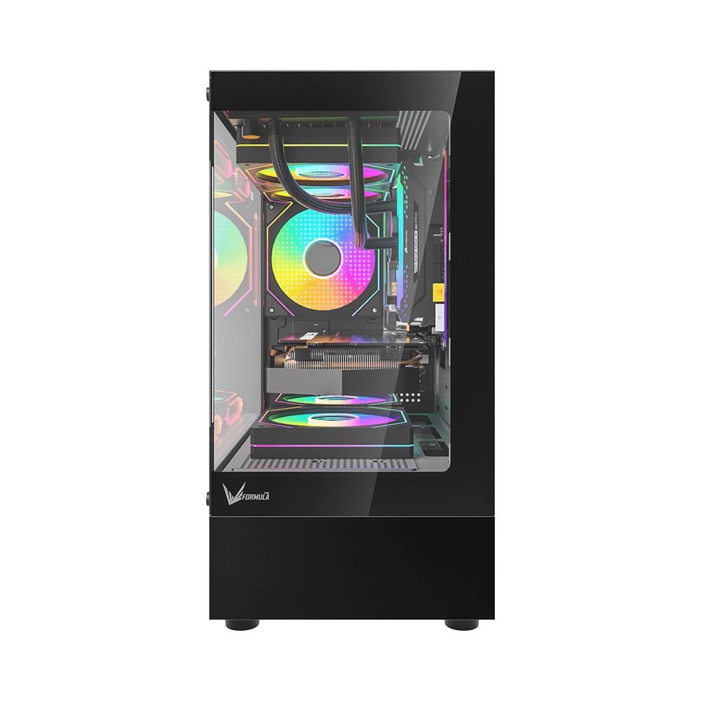 Gabinete Formula V Line Crystal Z1CM Plus AR, Color Negro 2