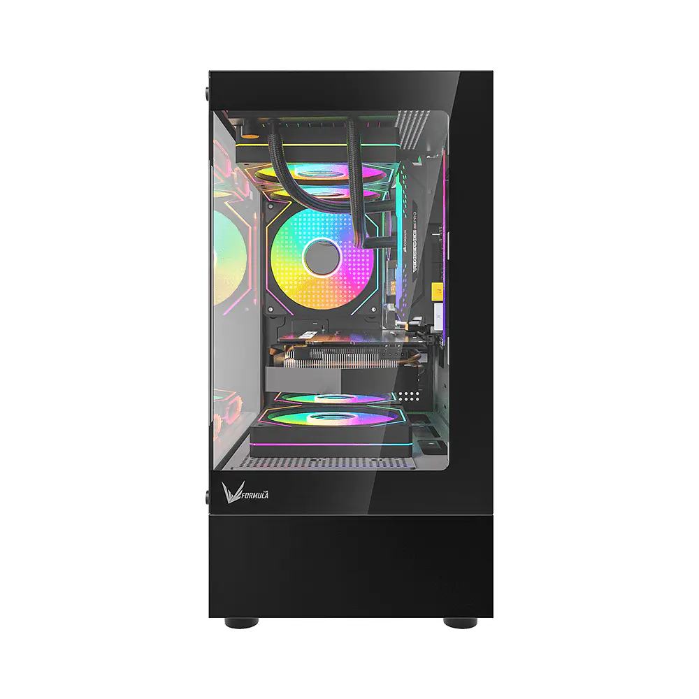 Gabinete Formula V Line Crystal Z1CM Plus AR, Color Negro 2