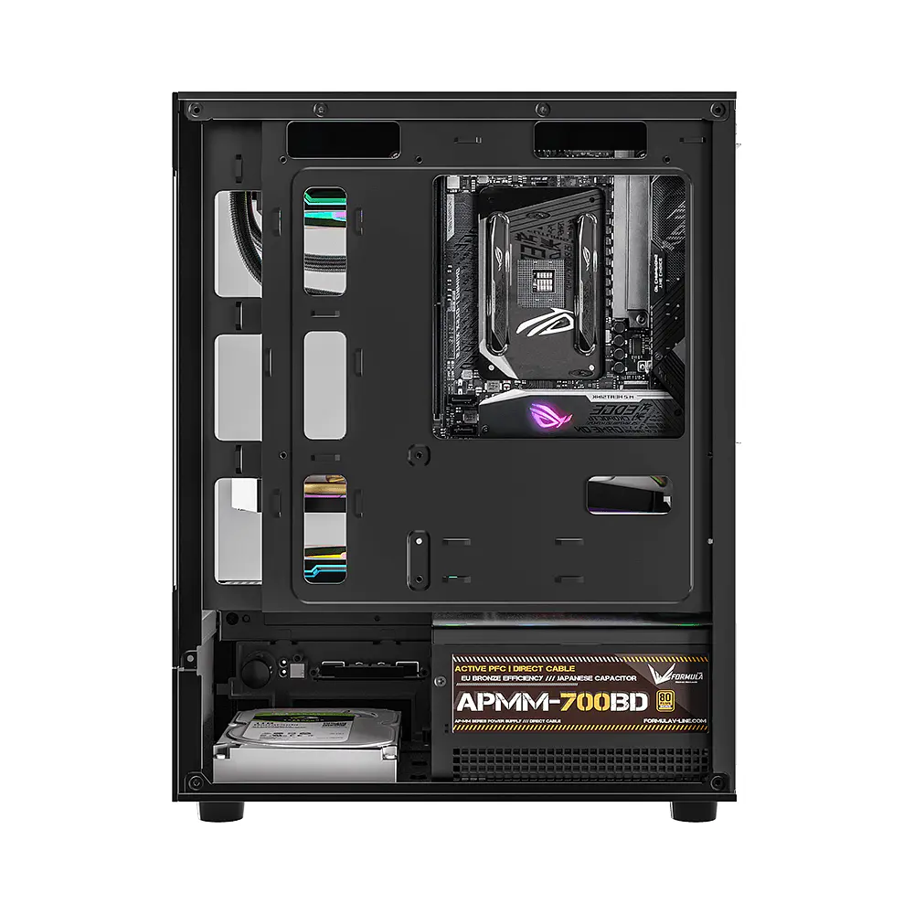Gabinete Formula V Line Crystal Z1CM Plus AR, Color Negro 7