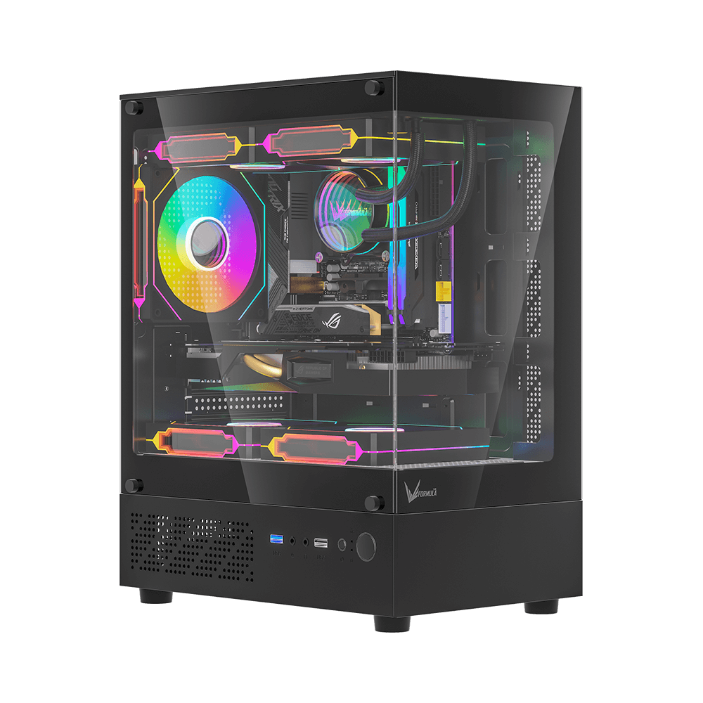 Gabinete Formula V Line Crystal Z1CM Plus AR, Color Negro 1