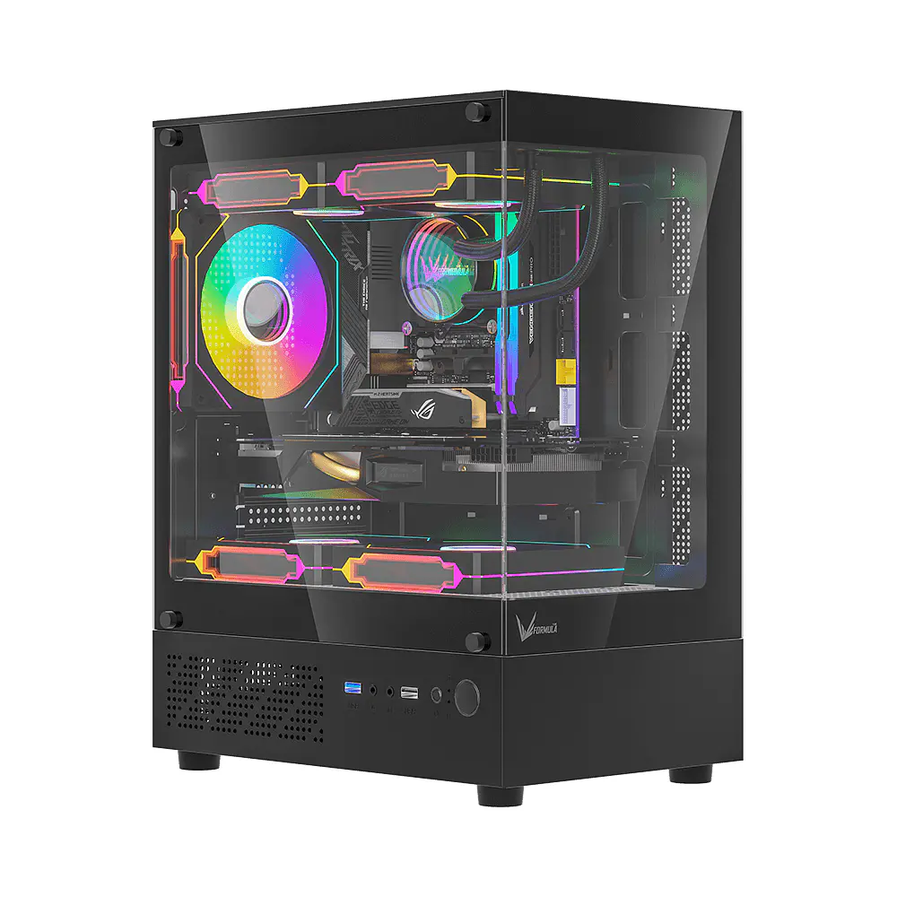 Gabinete Formula V Line Crystal Z1CM Plus AR, Color Negro 1