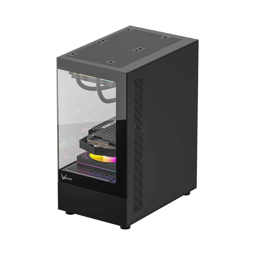 Gabinete Formula V Line Crystal Z1CM Plus AR, Color Negro 6