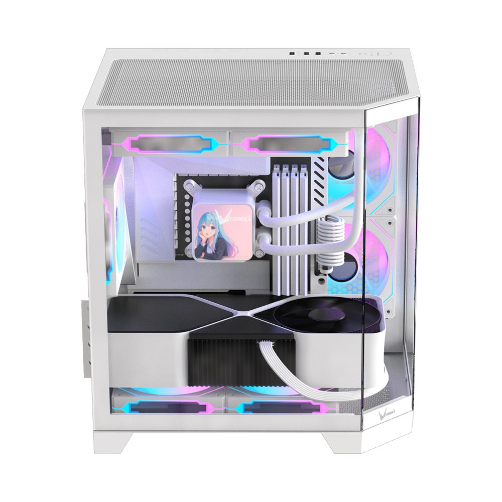 Gabinete Formula V Line Crystal Z6M Floe, Color Blanco 3
