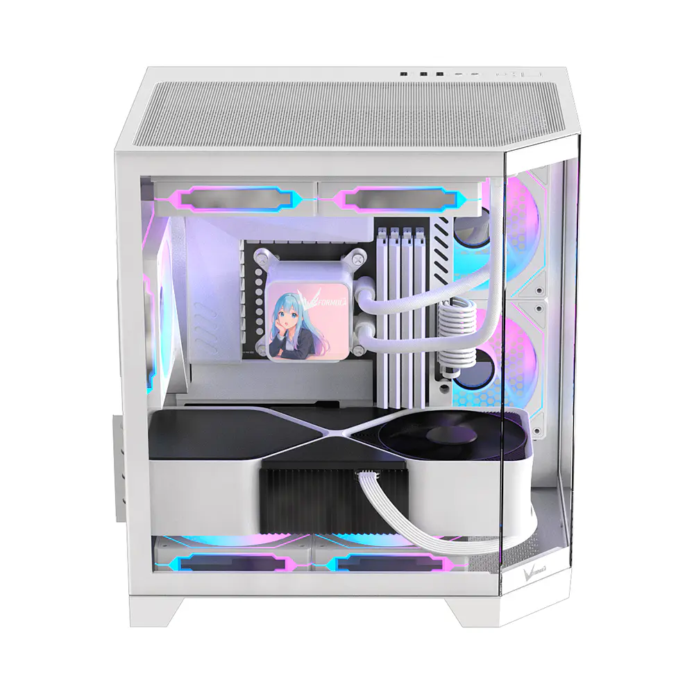 Gabinete Formula V Line Crystal Z6M Floe, Color Blanco 3