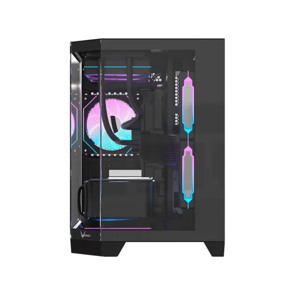 Gabinete Formula V Line Crystal Z6M Floe, Color Negro 2