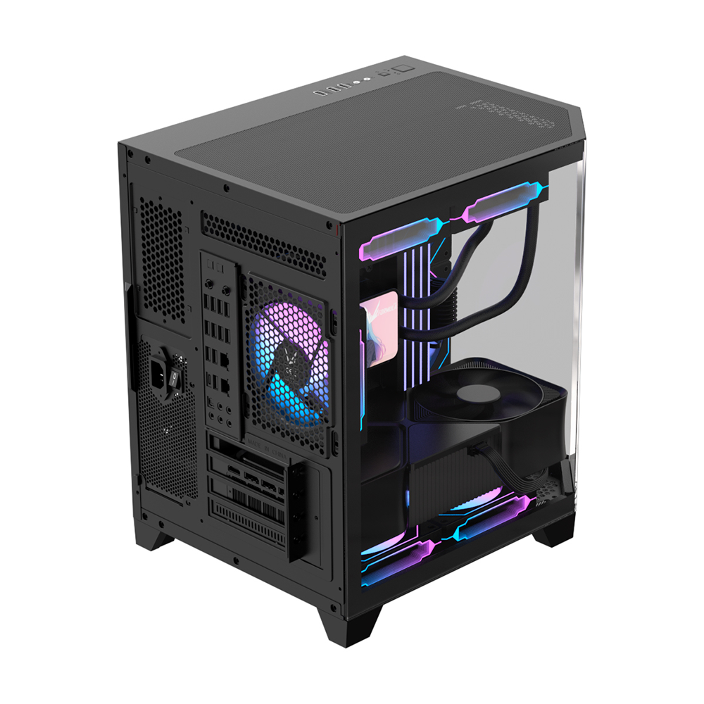 Gabinete Formula V Line Crystal Z6M Floe, Color Negro 4