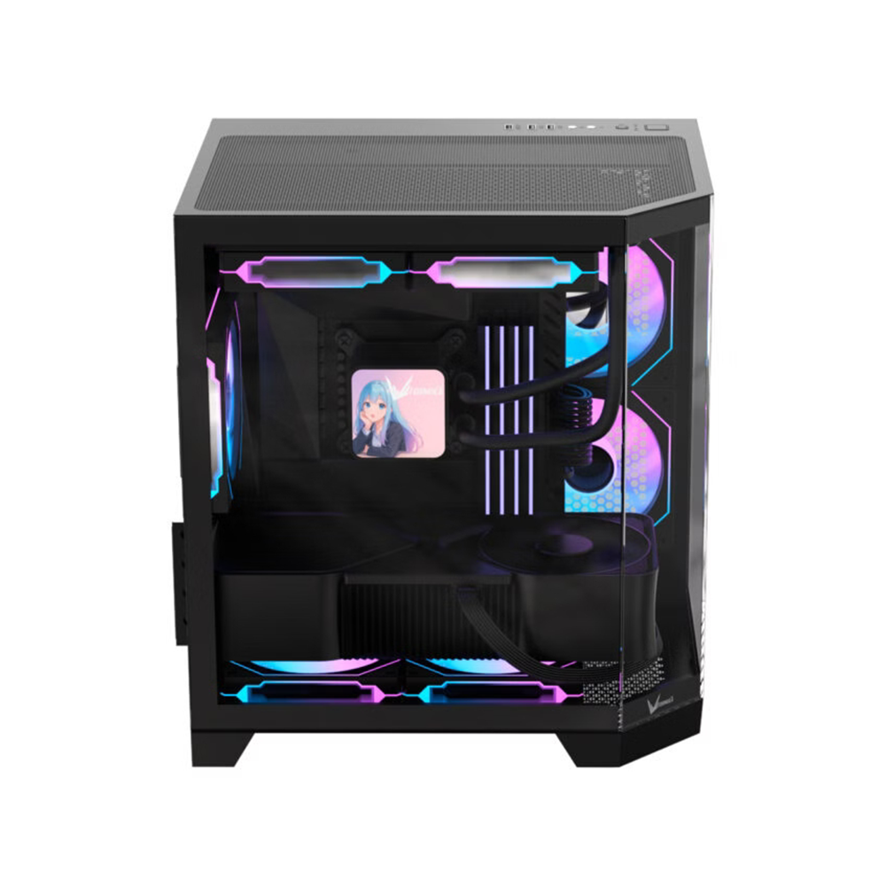 Gabinete Formula V Line Crystal Z6M Floe, Color Negro 3