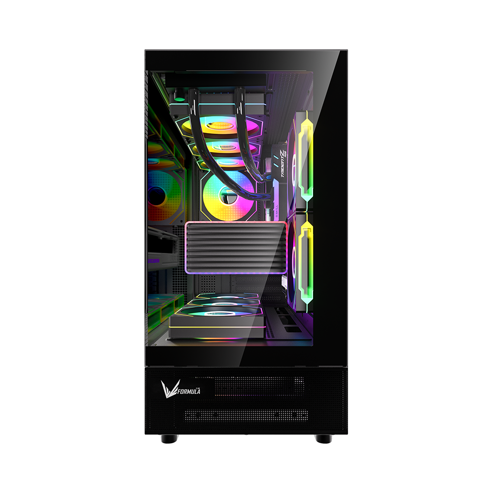 Gabinete Formula V Line Crystal Z8 Cosmic, Color Negro 3