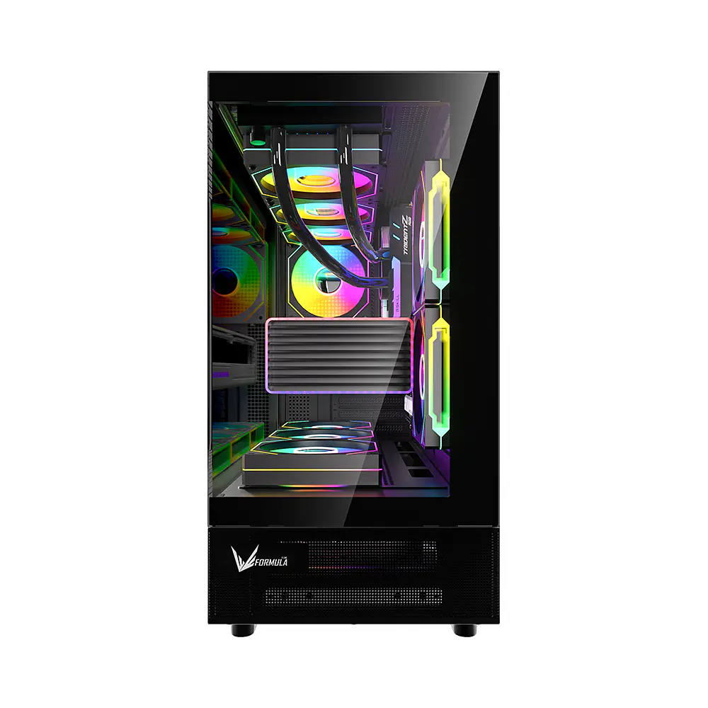 Gabinete Formula V Line Crystal Z8 Cosmic, Color Negro 3