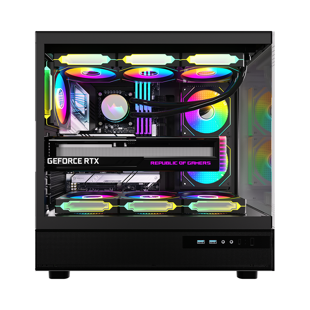 Gabinete Formula V Line Crystal Z8 Cosmic, Color Negro 2