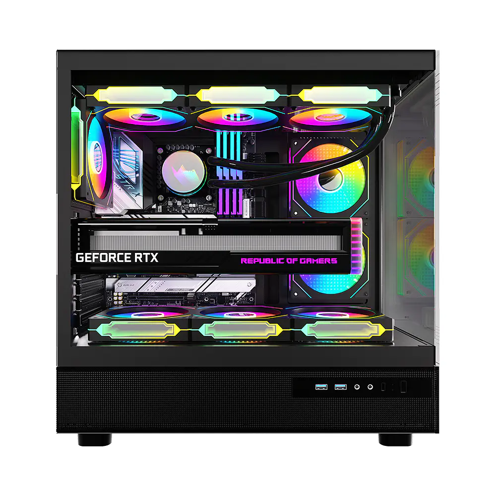 Gabinete Formula V Line Crystal Z8 Cosmic, Color Negro 2