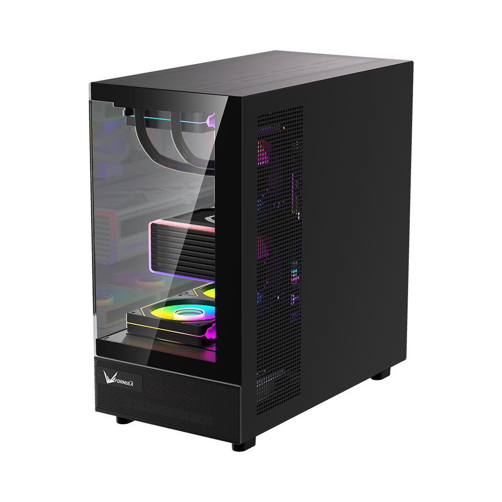 Gabinete Formula V Line Crystal Z8 Cosmic, Color Negro 5
