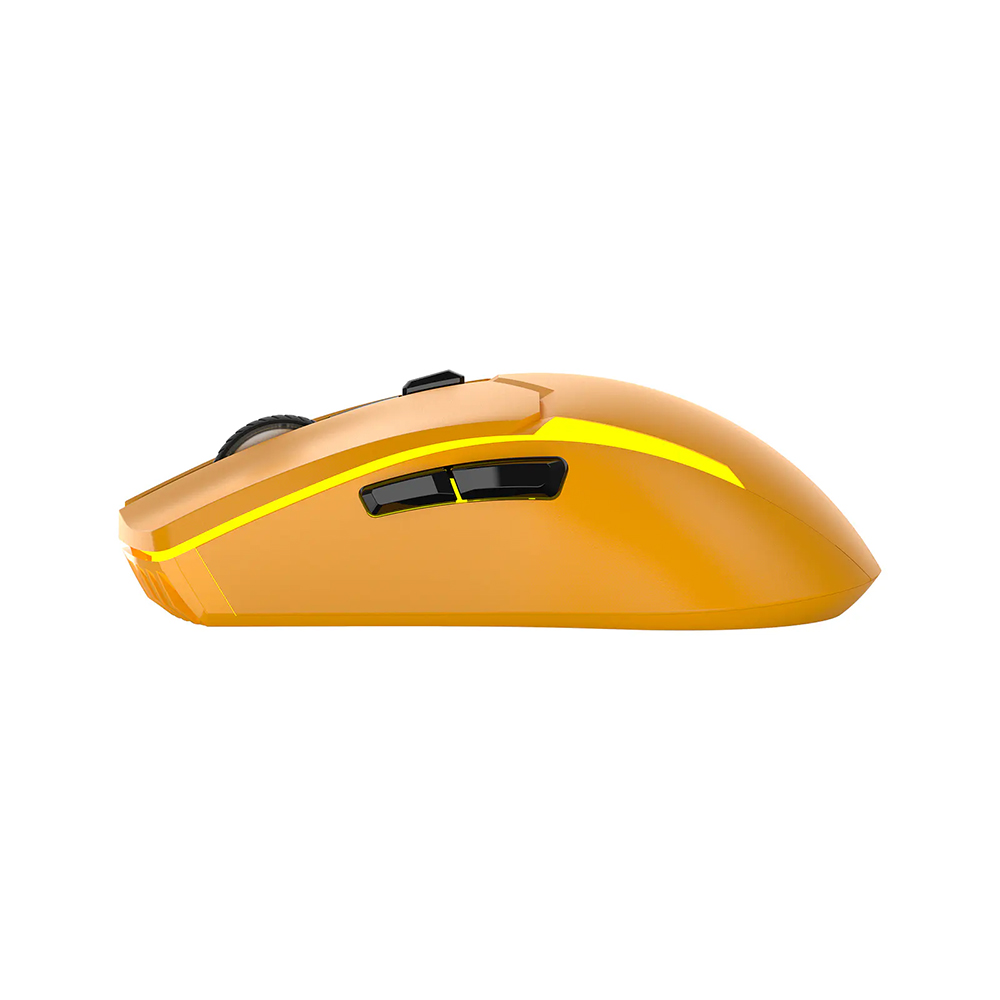 Mouse Gamer inalámbrico Fantech WGC2 VENOM II, Color Amarillo 4