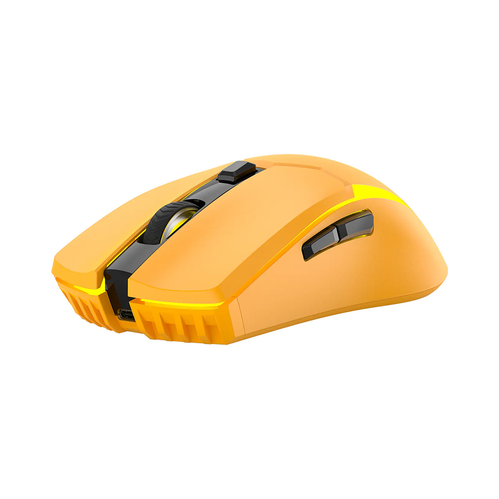 Mouse Gamer inalámbrico Fantech WGC2 VENOM II, Color Amarillo 3
