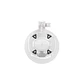 Micrófono inalámbrico Fantech WMCX01 LEVIOSA WAVE, Color Blanco - Miniatura 3