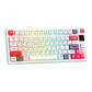 Teclado (EN) Gamer inalámbrico Fantech MK917 ATOM PRO79, Switch Rojo - Miniatura 4