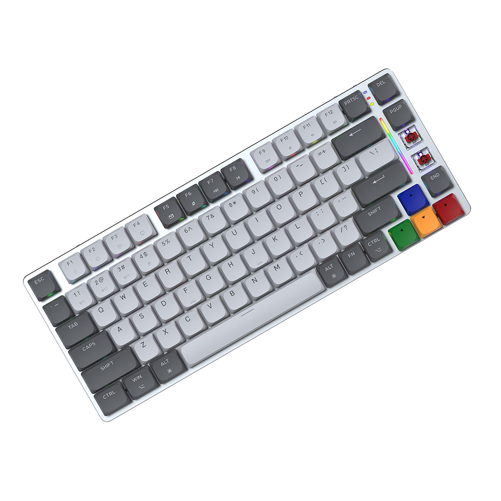 Teclado (EN) Gamer inalámbrico Fantech MK915 MAXFIT AIR83 Super Famicom Edition, Switch Café 3