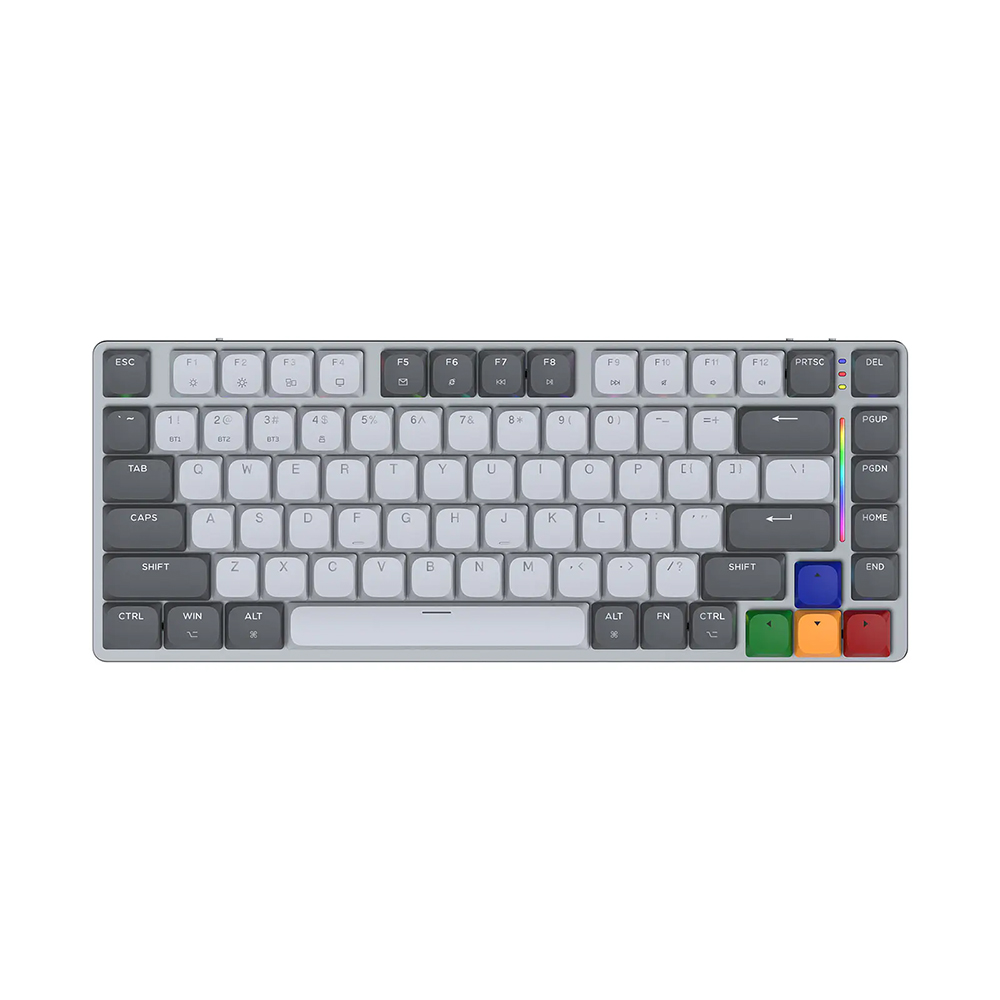 Teclado (EN) Gamer inalámbrico Fantech MK915 MAXFIT AIR83 Super Famicom Edition, Switch Café 1