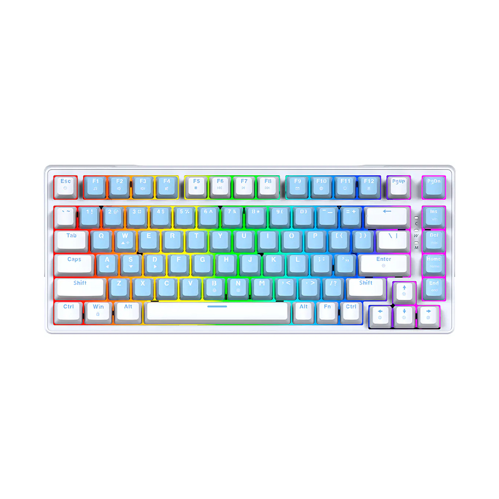 Teclado (EN) Gamer Fantech MK612 ATOM X83 Ame Blue, Switch Rosado (Rosie) 1
